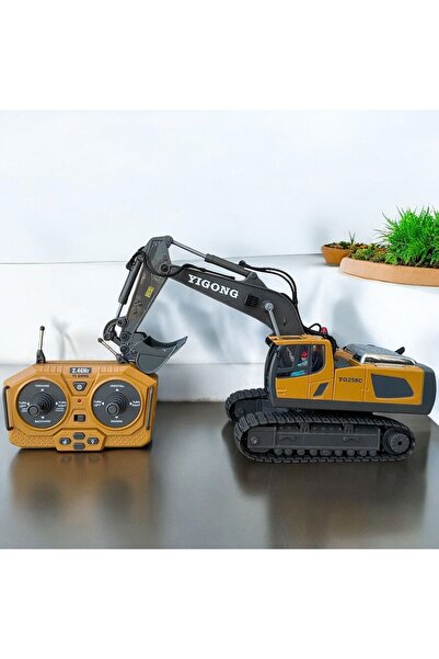 Toys Uzaktan Kumandalı Kepçe Iş Makinesi Işıklı Sesli Marş Çalıştırma