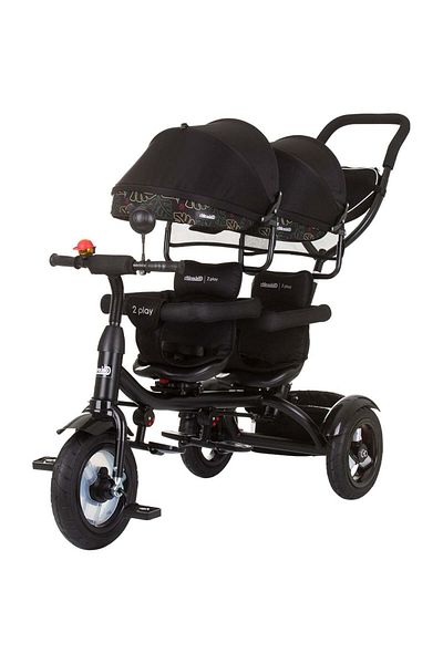 Chipolino Tricicleta gemeni Chipolino 2Play obsidian leaves