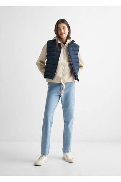 Mango Teen Dark Blue Vest for Kids