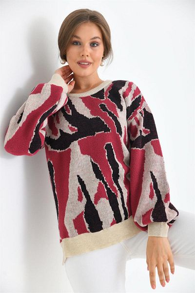 Garmi Tunica de dama cu model mixt colorat de piatra