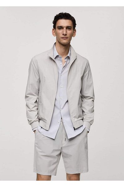 MANGO Man Waterproof Bomber Jacket