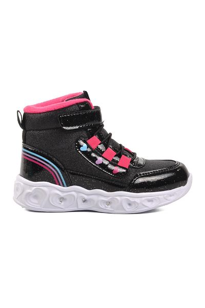 AYAKMOD Kids-p Μαύρες γυναικείες παιδικές μπότες sneaker
