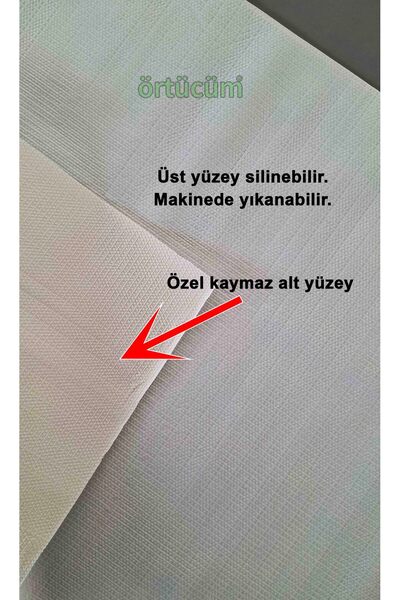 Örtücüm Beyaz Kaymaz Kaydırmaz Pvc Dolap İçi Raf Örtüsü Buzdolabı Çekmece Kaymaz Çok Amaçlı Mutfak