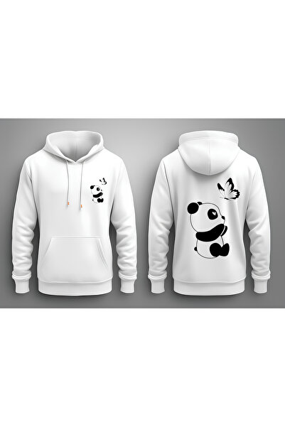 BBS سويت شيرت بتصميم خاص مطبوع من الأمام والخلف من PANDA