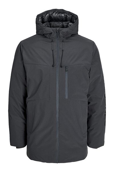 Jack & Jones Jjpayne Anthracite Parka Jacket - Anthracite 12256884