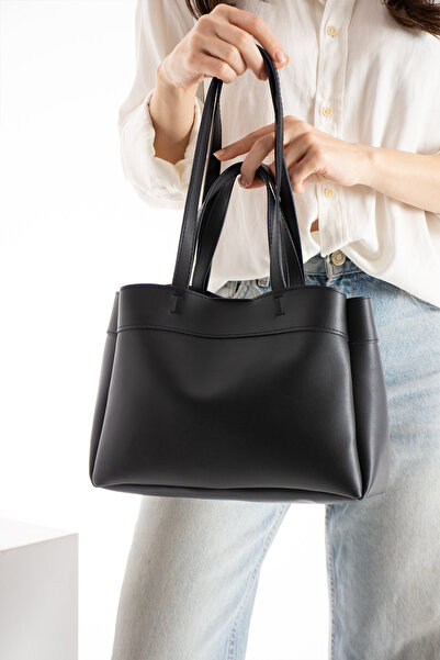NWR BAGS Lacivert Kadın  Omuz Ve Kol Çanta 23x35 Ebatında