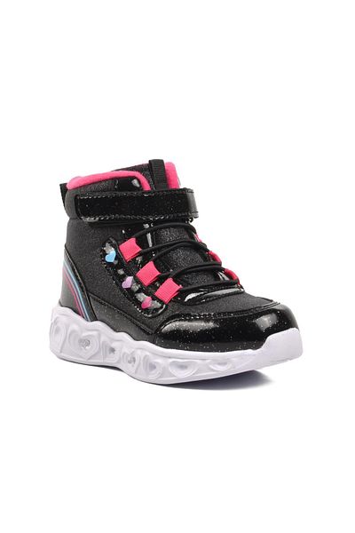 AYAKMOD Kids-p Μαύρες γυναικείες παιδικές μπότες sneaker
