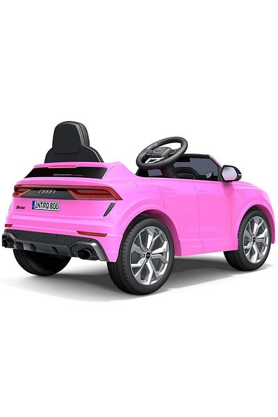 Chipolino Masinuta Chipolino Audi RS Q8 cu scaun din piele si roti EVA pink
