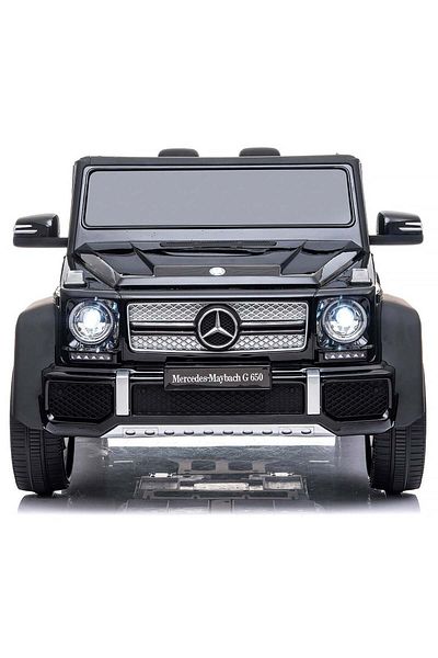 Chipolino Masinuta Chipolino SUV Mercedes Maybach G650 black cu scaun din piele si roti EVA