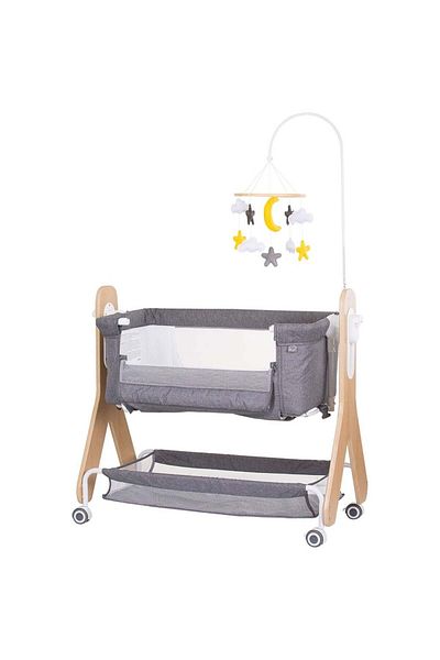 Chipolino Patut Co-Sleeper Chipolino Heart 2 Heart grafit