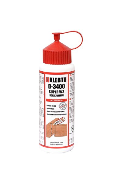 KLEBTH D-3400 D3/D4 Ahşap ve İskelet Tutkalı 500gr