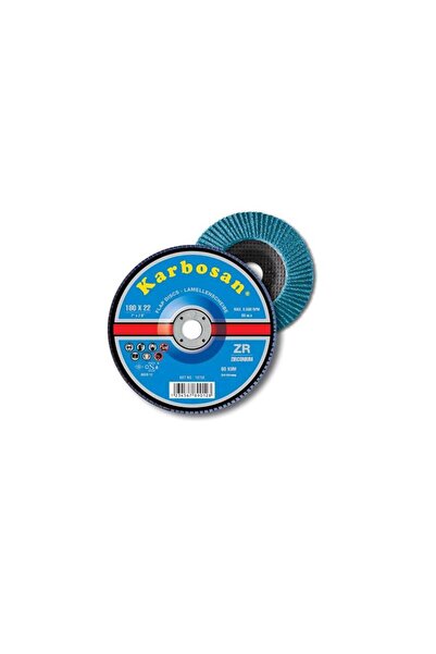 KARBOSAN Zirkonyum Flap Disk Zımpara 115mm 80