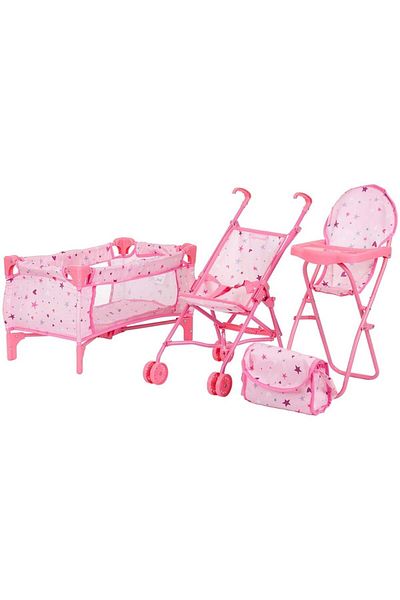 Chipolino Set jucarii pentru papusi Chipolino Trixy 3 in 1 stars