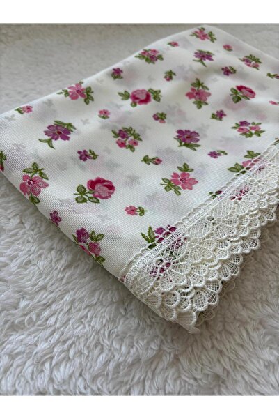 Home Fistolu Masa Örtüsü Sofrabezi Pembe Çiçek Dertsiz Leke Tutmaz 160x160