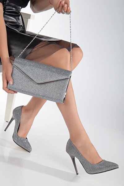 GULT Women's Glitter Platinum Sitiletto Combo