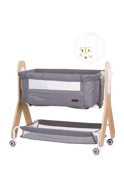 Chipolino Patut Co-Sleeper Chipolino Heart 2 Heart grafit