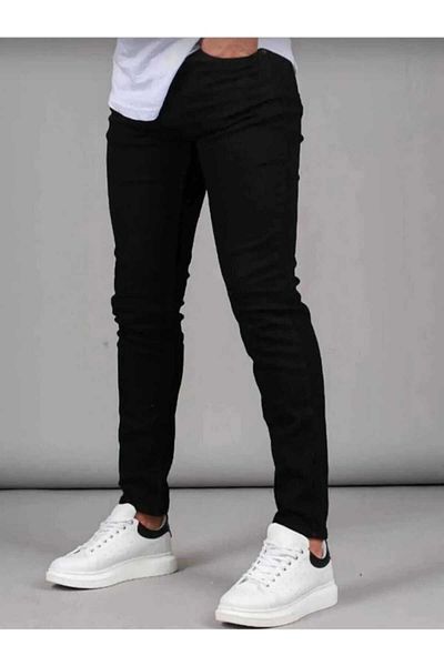 KING SEZAR Black Slim Fit Men's Jeans - Denim Pants Modas