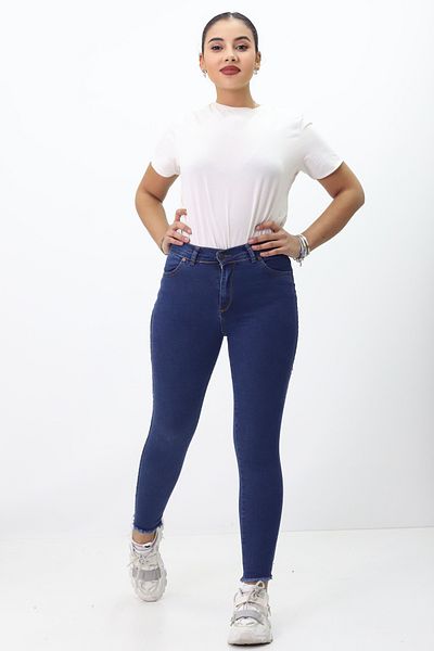 GZT TEKSTİL Pantaloni de jeans cu dungi laterale Trend