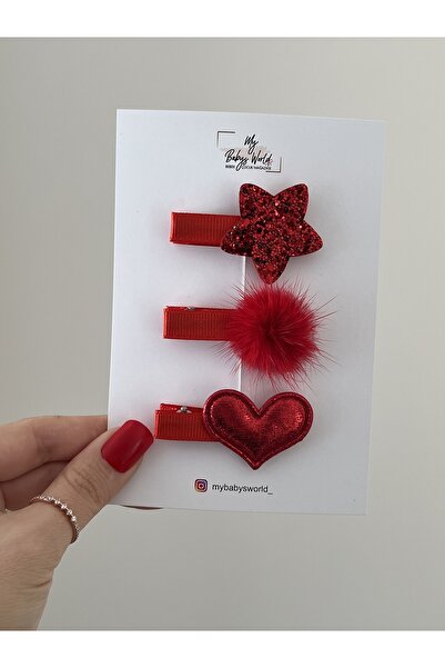 my baby’s world bebek çocuk mağzası Cataramă cu clemă model roșu