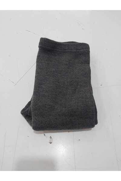 aryam butik Унисекс зимни дебели вълнени чорапогащи - SMOKE