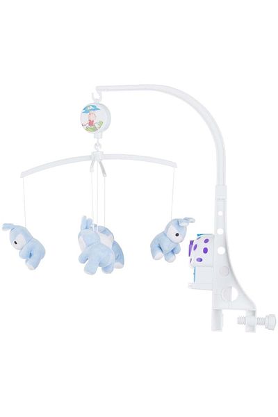 Chipolino Carusel muzical pentru patut Chipolino Blue rabbits