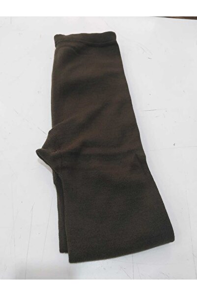 aryam butik Unisex Winter Wool Thick Leggings Underwear - Khaki