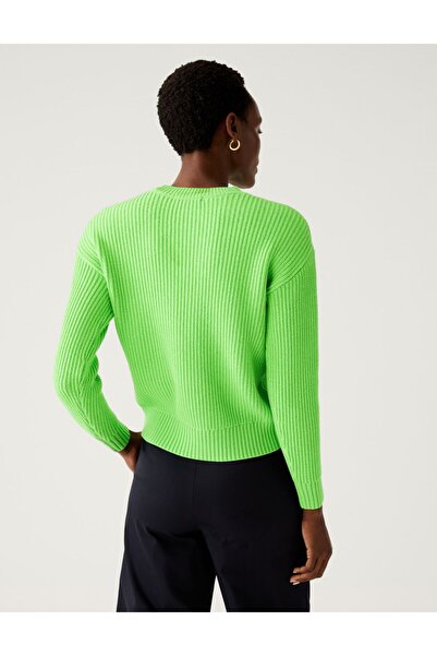 Marks & Spencer Relaxed Fit Yuvarlak Yaka Kazak