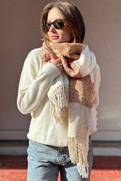 novon Cairo Bouclé Scorțișoară-bej Boucle Premium Weft