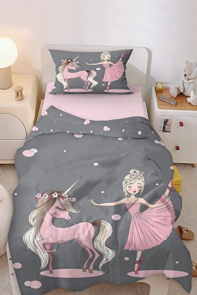 Bebişim Halı Balerin Kız Çocuk Odası Nevresim Takımı