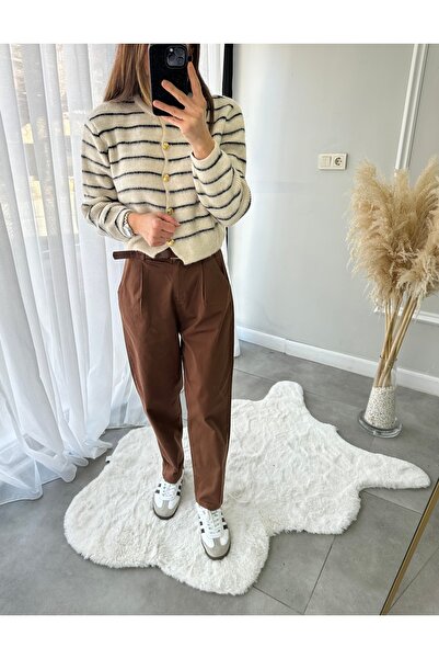 Butik Kahve Rengi Pantolon