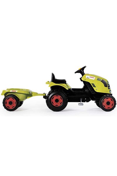Smoby Tractor cu pedale si remorca Smoby Claas Farmer XL