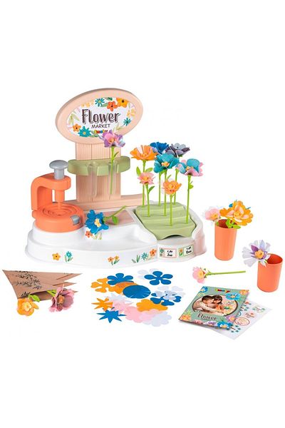 Smoby Florarie pentru copii Smoby Flower Market cu accesorii