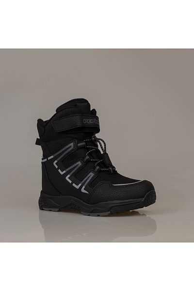PEPİNO KİDS Μαύρες unisex παιδικές μπότες χιονιού