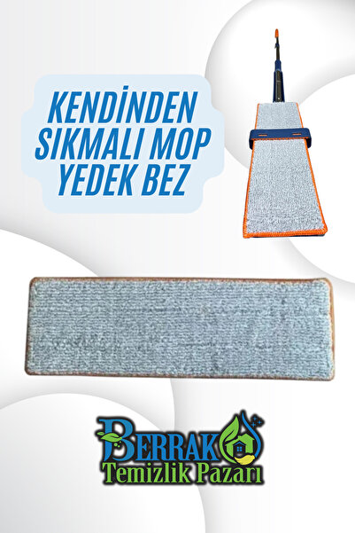 Berrak Temizlik Pazarı Orijinal Kendinden Sıkmalı Mop Yedek Bezi