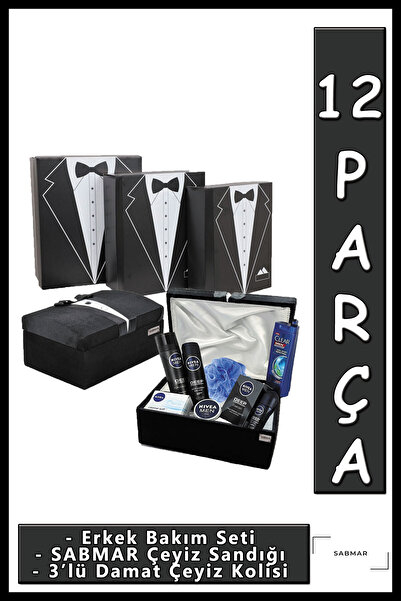 NIVEA Σετ Ανδρικό Σετ Γαμπρού - Υπόσχεση Αρραβώνα, Περιποίηση Καρτών, 3 τεμάχια 9022018st