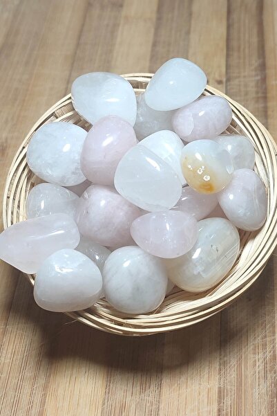 LADIN DOGALTAŞ Pink Quartz Stone Raw Tumbled Mass 1 Piece