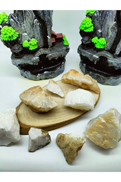 DOĞAL TAŞ CENNETİ Milk Süt Kuvars Ham Doğal Taş Kaya