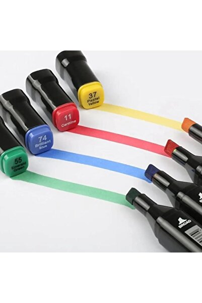 MARKER Event 36'lı Set Çantalı Taşınabilir Kalem Seti 36 Renk Çift Taraflı Kalem Seti