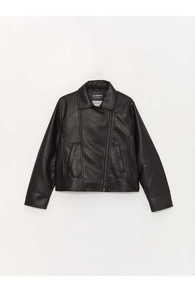 LC Waikiki Girl's Leather Look Coat