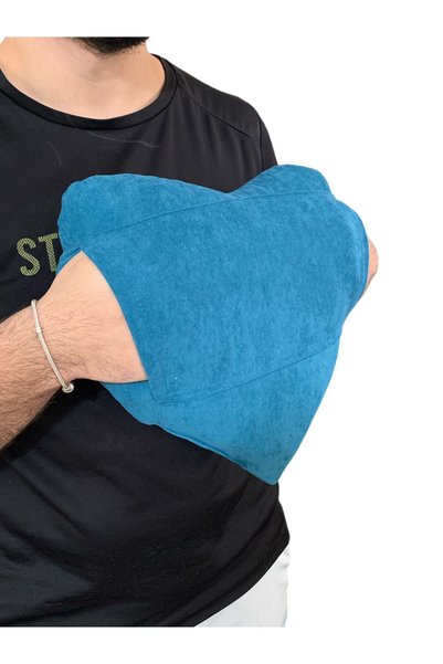 Ruxwoiw Pernă inimă de buzunar 100% bumbac și 100% mărgele