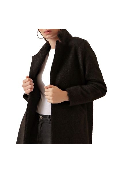 Rodi Jeans Kaschmirmantel Damen Winterjacke Oversize Damenjacke Winter, Warme Langarmjacke
