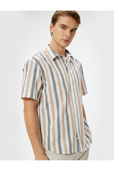 Koton Classic Collar Short Sleeve Shirt