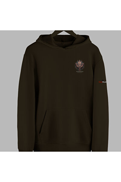 Unısex Dark Tasarım Baskılı Hoodie