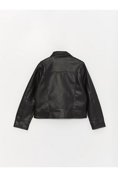 LC Waikiki Girl's Leather Look Coat