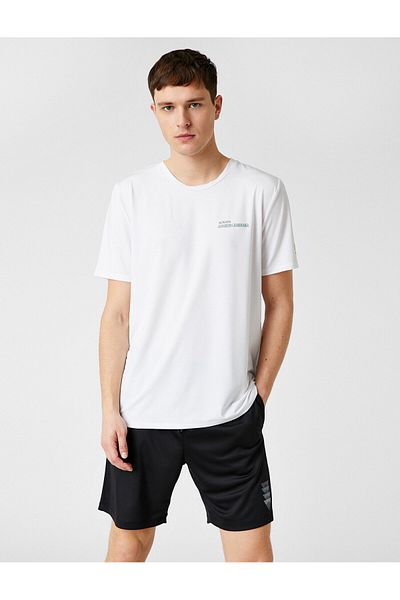 Koton Crew Neck Printed Sports T-Shirt