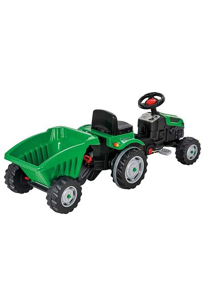 PİLSAN Tractor cu pedale si remorca Pilsan Active with Trailer 07-316 green