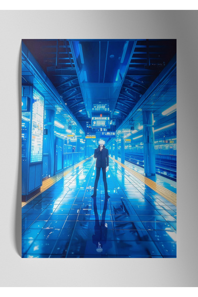 DekorHane Satoru Gojo - Jujutsu Kaisen anime - Metalna slika