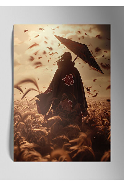 DekorHane Itachi Uchiha Naruto Anime - Metal Tablo