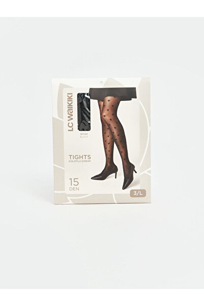 LC Waikiki Lcwk 15 Denier mintás női harisnyanadrág