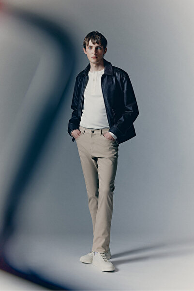 H&M Slim Fit Pamuklu Gabardin Pantolon
